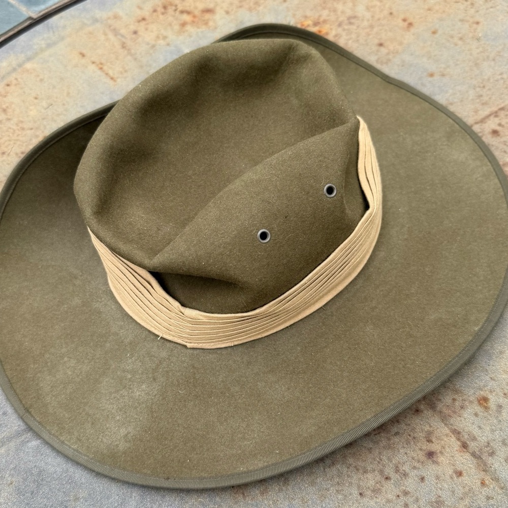 Akubra Imperial Quality "Digger" fur felt vintage cowboy bush hat